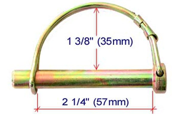 B8100 shaft locking pin 6x57mm